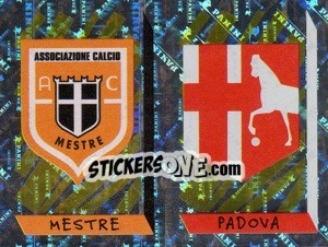 Figurina Scudetto Mestre/Padova (a/b)