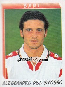 Sticker Alessandro del Grosso - Calciatori 1999-2000 n. 9 - Panini