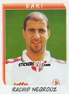 Figurina Rachid Neqrouz - Calciatori 1999-2000 - Panini