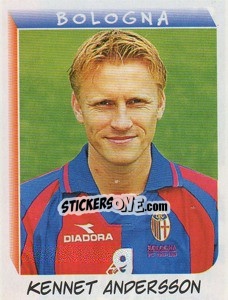Sticker Kennet Andersson - Calciatori 1999-2000 - Panini