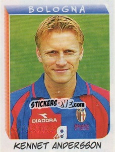 Sticker Kennet Andersson - Calciatori 1999-2000 n. 43 - Panini