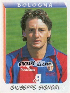 Figurina Giuseppe Signori - Calciatori 1999-2000 - Panini