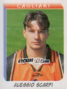 Sticker Alessio Scarpi - Calciatori 1999-2000 n. 53 - Panini