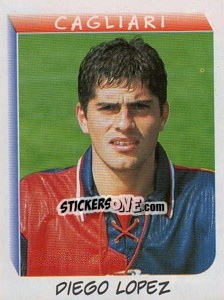 Sticker Diego Lopez - Calciatori 1999-2000 n. 56 - Panini
