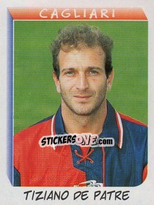 Cromo Tiziano de Patre - Calciatori 1999-2000 n. 63 - Panini