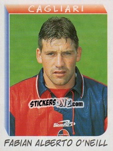 Cromo Fabian Alberto O'Neill - Calciatori 1999-2000 - Panini