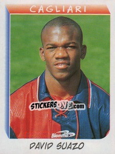 Sticker David Suazo - Calciatori 1999-2000 n. 71 - Panini