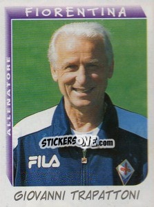 Sticker Giovanni Trapattoni (Allenatore) - Calciatori 1999-2000 - Panini