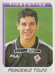 Sticker Francesco Toldo - Calciatori 1999-2000 n. 77 - Panini