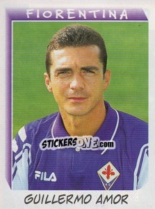 Sticker Guillermo Amor - Calciatori 1999-2000 n. 89 - Panini