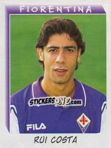 Sticker Rui Costa - Calciatori 1999-2000 n. 91 - Panini