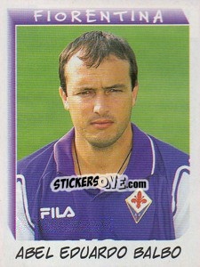 Sticker Abel Eduardo Balbo - Calciatori 1999-2000 n. 92 - Panini