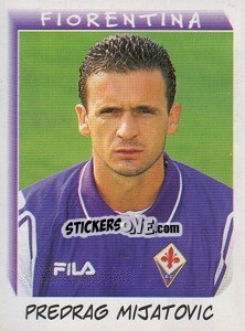 Sticker Predrag Mijatovic - Calciatori 1999-2000 n. 93 - Panini