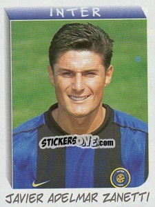 Sticker Javier Adelmar Zanetti - Calciatori 1999-2000 - Panini