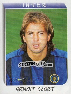 Sticker Benoit Cauet - Calciatori 1999-2000 n. 109 - Panini