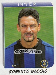 Sticker Roberto Baggio - Calciatori 1999-2000 n. 115 - Panini