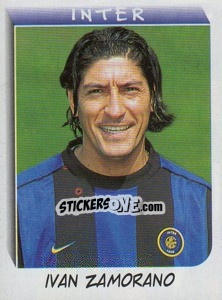 Sticker Ivan Zamorano - Calciatori 1999-2000 n. 117 - Panini