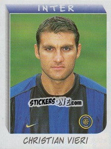 Sticker Christian Vieri - Calciatori 1999-2000 n. 119 - Panini