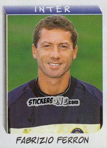 Sticker Fabrizio Ferron - Calciatori 1999-2000 n. 120 - Panini