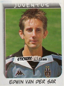 Sticker Edwin van der Sar - Calciatori 1999-2000 n. 125 - Panini