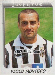 Sticker Paolo Montero - Calciatori 1999-2000 n. 129 - Panini