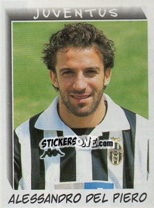 Sticker Alessandro del Piero - Calciatori 1999-2000 n. 140 - Panini