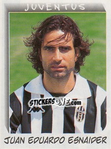 Sticker Juan Eduardo Esnaider - Calciatori 1999-2000 n. 142 - Panini