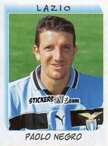 Sticker Paolo Negro - Calciatori 1999-2000 - Panini