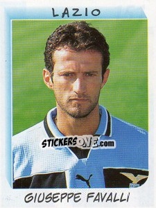 Sticker Giuseppe Favalli - Calciatori 1999-2000 n. 151 - Panini