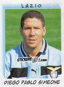 Sticker Diego Pablo Simeone - Calciatori 1999-2000 n. 159 - Panini