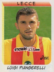 Sticker Luigi Piangerelli - Calciatori 1999-2000 n. 186 - Panini