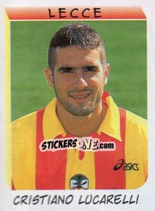 Sticker Cristiano Lucarelli - Calciatori 1999-2000 n. 189 - Panini