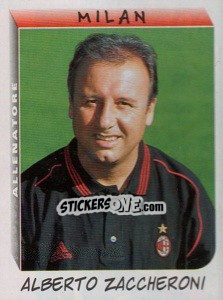 Sticker Alberto Zaccheroni (Allenatore) - Calciatori 1999-2000 n. 196 - Panini