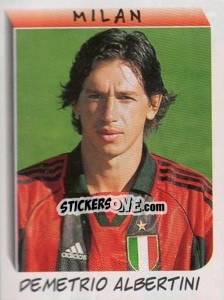 Sticker Demetrio Albertini - Calciatori 1999-2000 n. 205 - Panini