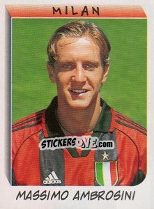 Sticker Massimo Ambrosini - Calciatori 1999-2000 n. 206 - Panini