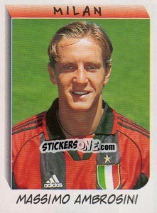 Figurina Massimo Ambrosini - Calciatori 1999-2000 - Panini