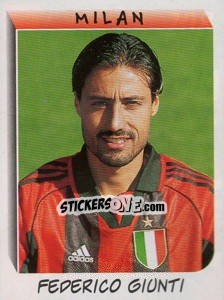 Sticker Federico Giunti - Calciatori 1999-2000 n. 208 - Panini