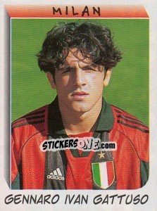 Sticker Gennaro Ivan Gattuso - Calciatori 1999-2000 n. 210 - Panini