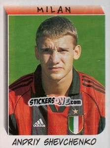 Sticker Andriy Shevchenko - Calciatori 1999-2000 n. 212 - Panini