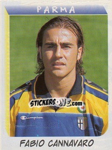 Sticker Fabio Cannavaro - Calciatori 1999-2000 n. 224 - Panini
