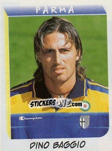 Sticker Dino Baggio - Calciatori 1999-2000 n. 230 - Panini