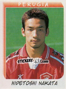 Sticker Hidetoshi Nakata - Calciatori 1999-2000 n. 258 - Panini