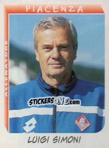 Figurina Luigi Simoni (Allenatore) - Calciatori 1999-2000 - Panini
