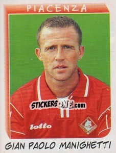 Sticker Gian Paolo Manighetti - Calciatori 1999-2000 n. 273 - Panini