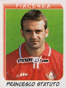 Sticker Francesco Stauto - Calciatori 1999-2000 - Panini