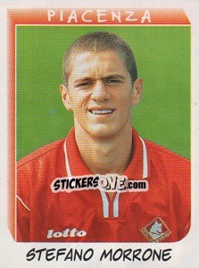 Sticker Stefano Morrone - Calciatori 1999-2000 n. 282 - Panini