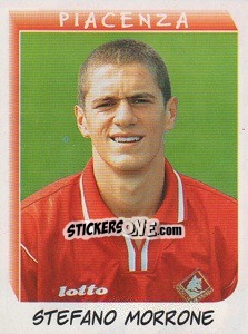 Sticker Stefano Morrone - Calciatori 1999-2000 - Panini