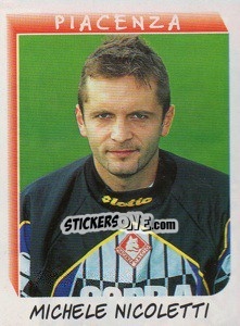 Sticker Michele Nicoletti - Calciatori 1999-2000 - Panini