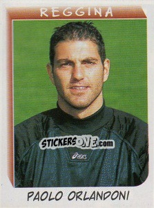 Sticker Paolo Orlandoni - Calciatori 1999-2000 n. 293 - Panini