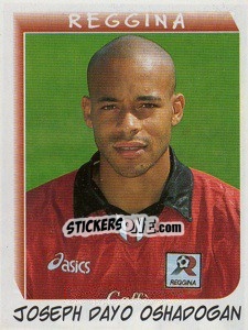 Sticker Joseph Dayo Oshadogan - Calciatori 1999-2000 n. 296 - Panini